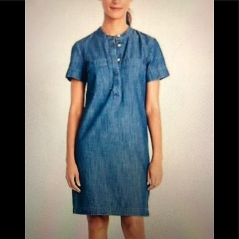J Crew denim dress. Size 8.